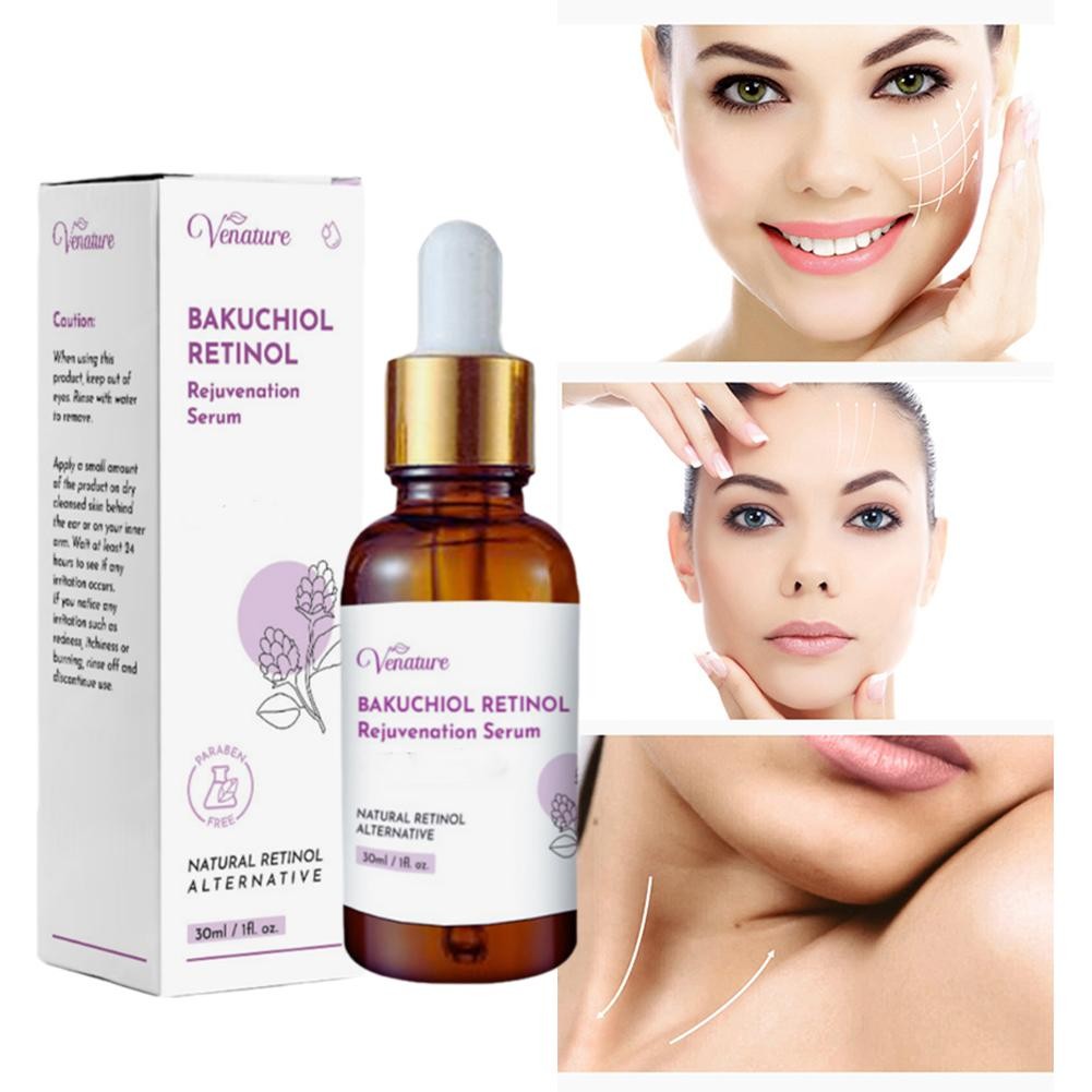Retinol Serum Venature Bakuchiol Retinol Serum Essence Care Serum ผิวลดผิวหน้า H4B6