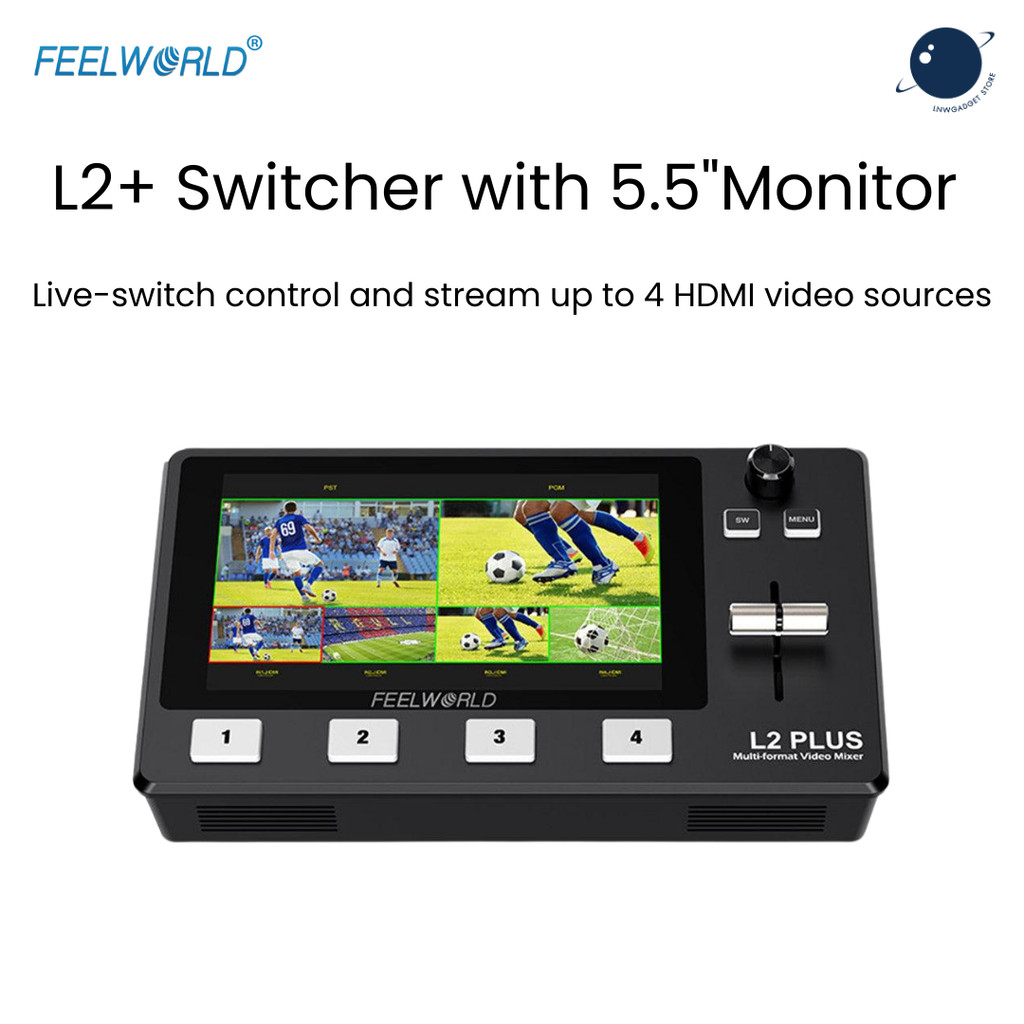 Feelworld L2+ Switcher with 5.5" Monitor ประกันศูนย์ไทย