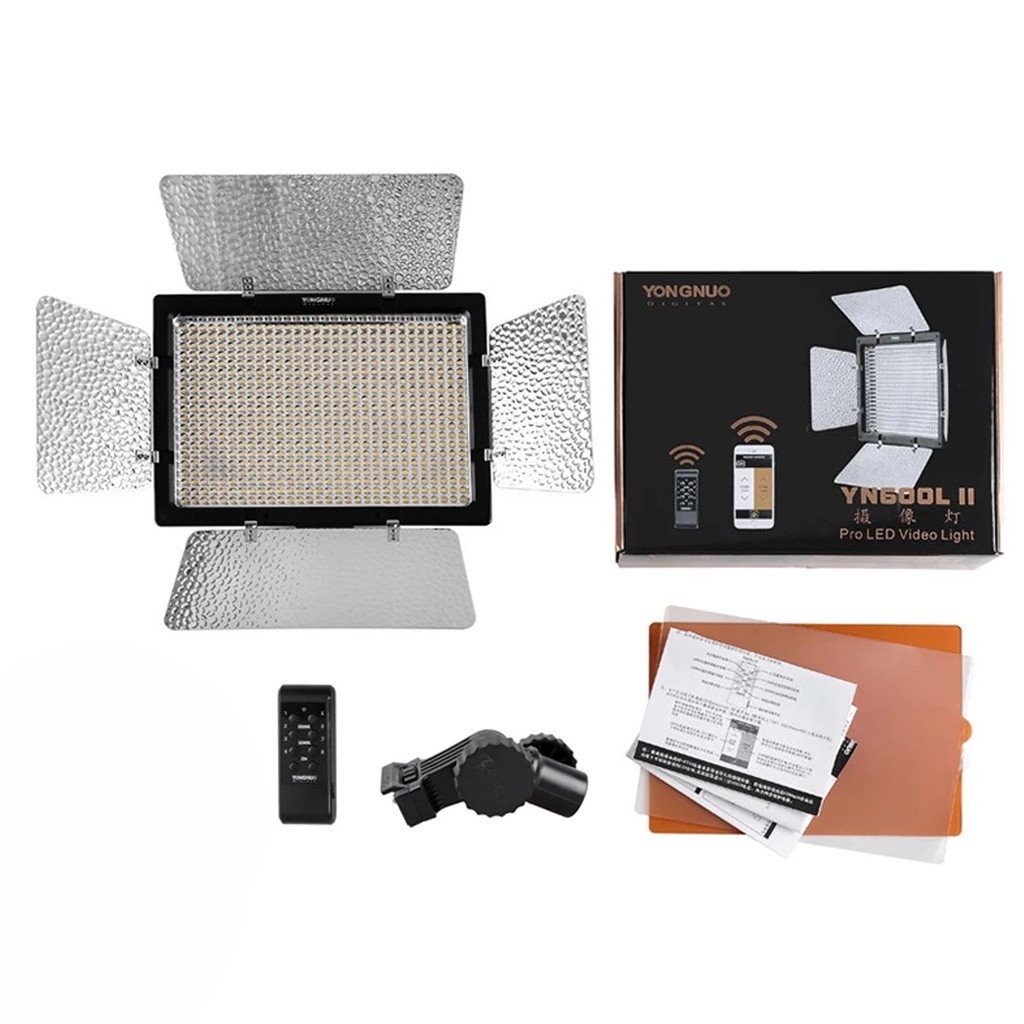 Yongnuo YN600L II Pro LED Video Light 2สี(3200-5500K) ไฟต่อเนื่อง ไฟสตูดิโอ ปรับสีได้ รับประกัน 1 ปี