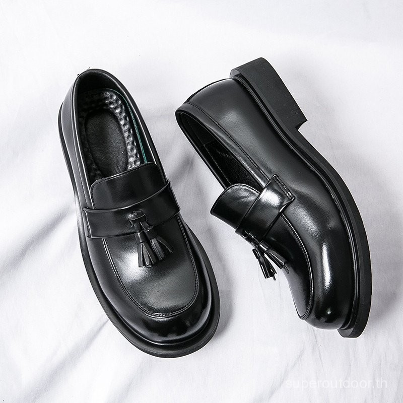 นําเข้าแฟชั่นผู้ชายอย่างเป็นทางการรองเท้า Loafer Monk Strap Pointed Toe Party Soft Business Office P