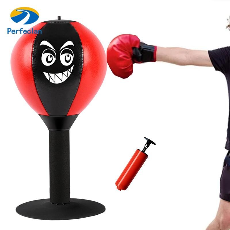 Perfeclan Desktop Punching Bag Boxing Punching Ball Training Toy Gift Agility Boxing