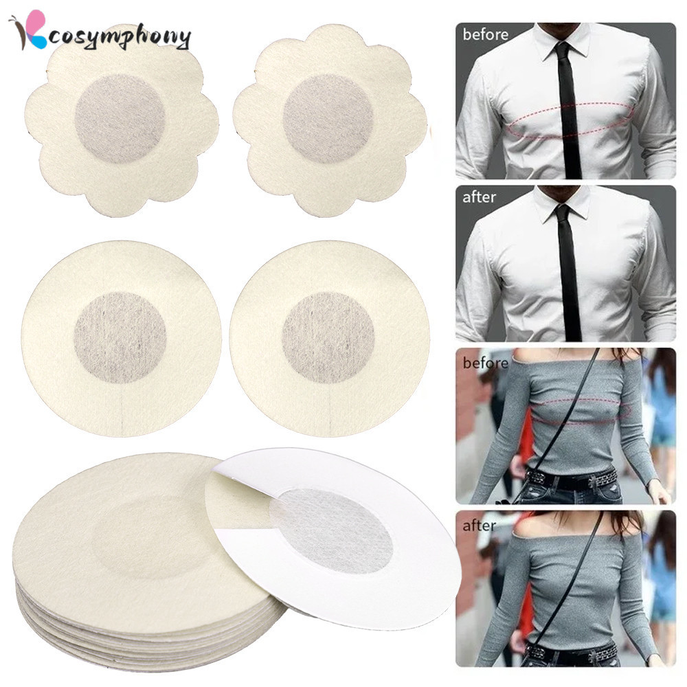10 ชิ้นไม่ทอที่มองไม่เห็นเต้านม Pasties เทปยกเต้านม - ผู้หญิงทิ้งซ่อน Patch Bra Pasties ​ชิ้น