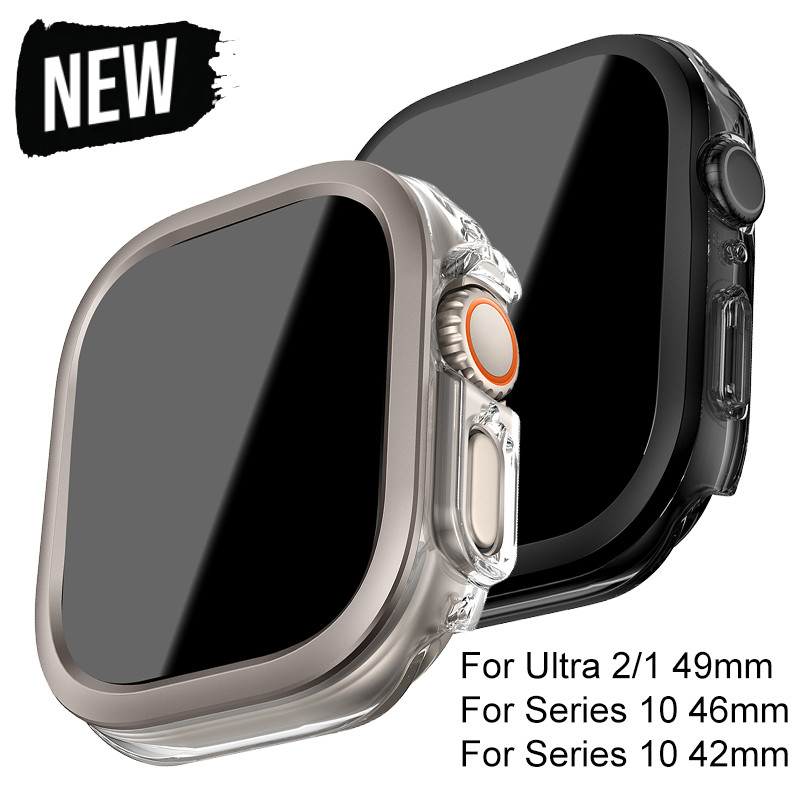 ฟิล์มกระจกนิรภัยสําหรับ Apple Watch Ultra 3 2 49mm Series 11 10 46mm 42mm