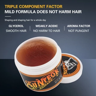 สปอตสปอตสปอต#Hairdressing Retro hair oil big back head shaping oil head mousse cream moisturizing shaping hair wax hair mud