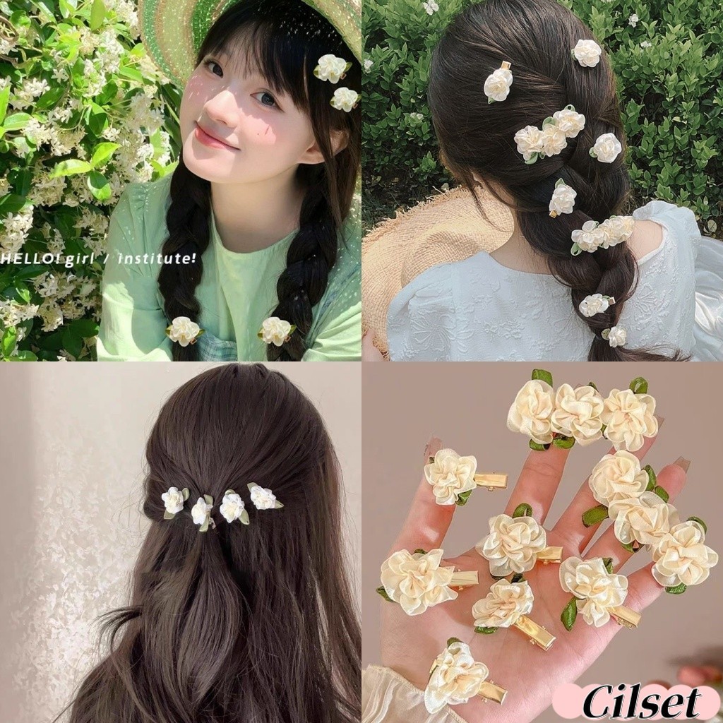 Cilset🛒พร้อมส่ง🎀 กิ๊บดอกไม้ สามขนาด มินิมอลเล็กๆ /VO-20/VO-21/VO-22