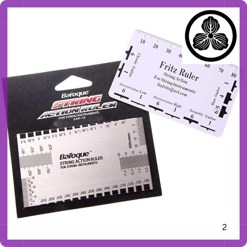 String Action Ruler & Fritz Ruler 2-Piece Set [Baroque & Fritz]