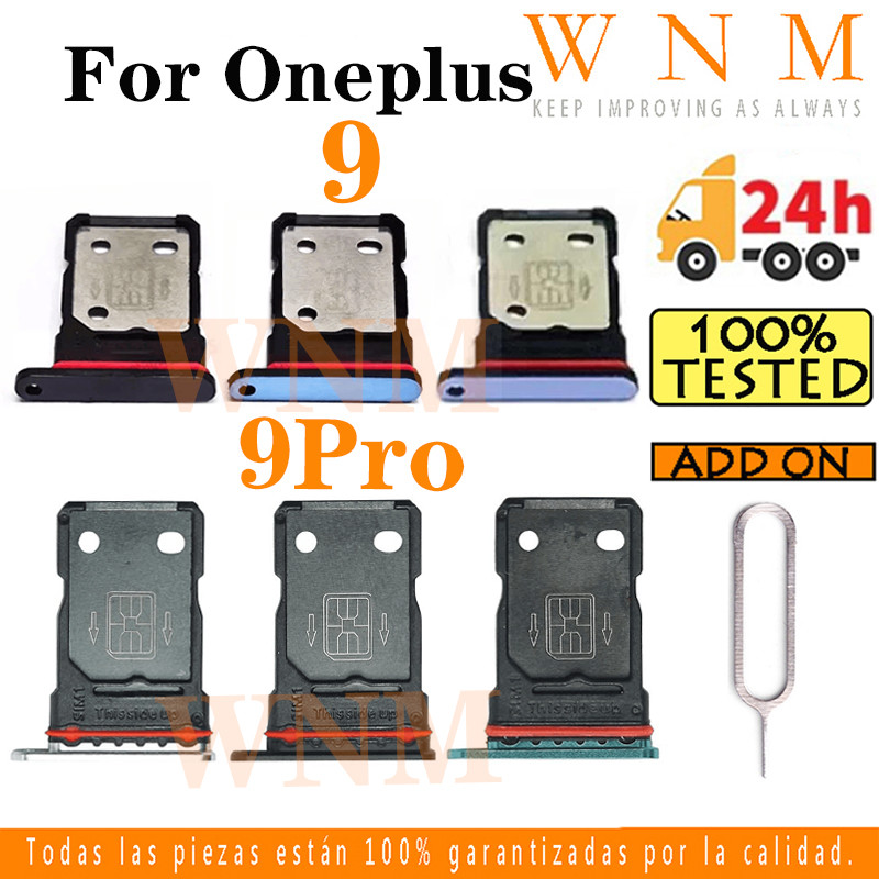 สําหรับ Oneplus 9 / 9 PRO 1 + 9 PRO ถาดซิมการ์ดซิมการ์ดผู้ถือช่องใส่การ์ด Reader SD Slot อะแดปเตอร์เปลี่ยน Part