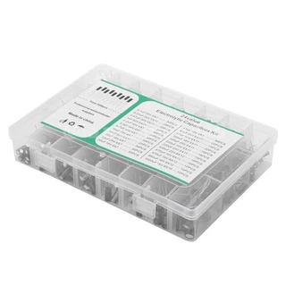 C200/C500 Capacitor Box ชุด ตัวเก็บประจุ 200ชิ้น 15ค่า / 500ชิ้น 24ค่า 200pcs/500pcs Capacitor kit 0.1uF-1000uF 16V-5...