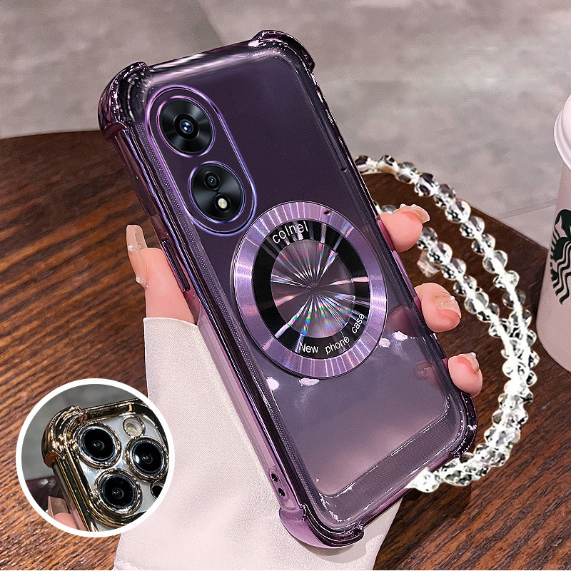 ยอดนิยม Case สําหรับ Honor X7A X5 Plus Clear Case หนาฝาครอบชุบซิลิโคน ShockProof เคสโทรศัพท์ CCCCA11