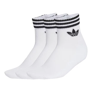adidas Lifestyle 3-Stripes Ankle Socks 3 Pairs Unisex White JV7435