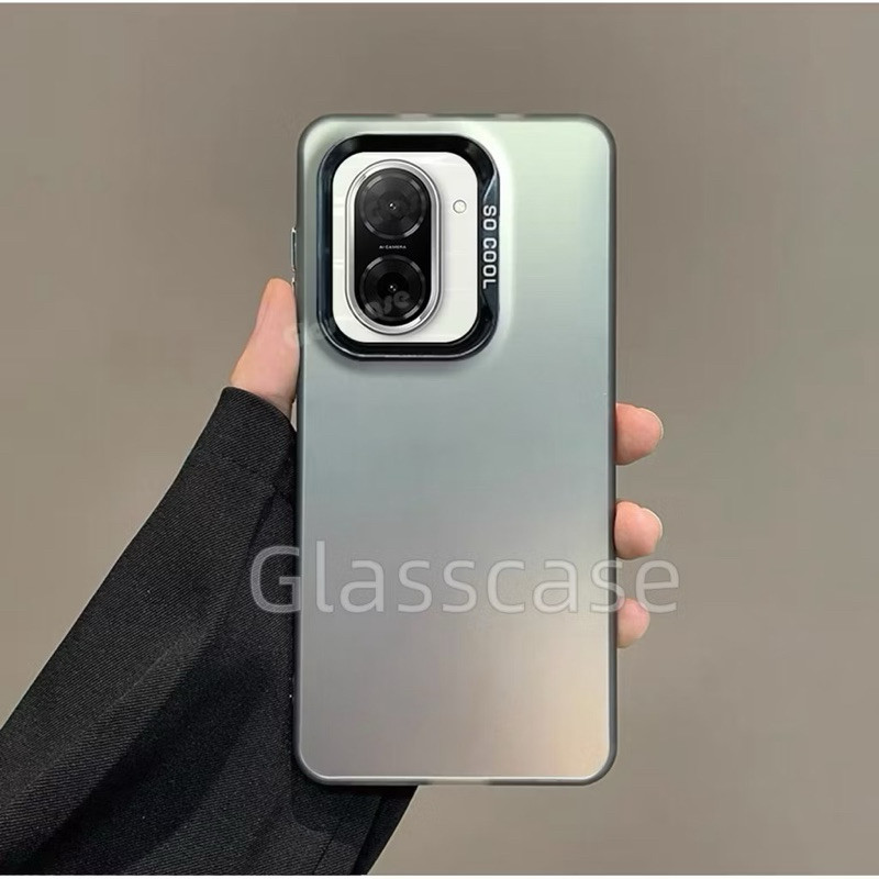 เคส สำหรับ Redmi A5 A3 14C 13C Poco C71 C75 C65 เคสโซคูล กันกระแทกสีพื้นแบบเงา