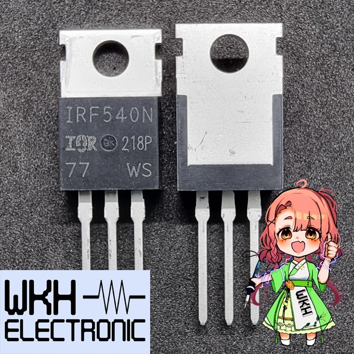 เครื่องมือชิ้นส่วน IRF540 IRF 540 IRF540N IRF 540 N ทรานซิสเตอร์ MOSFET