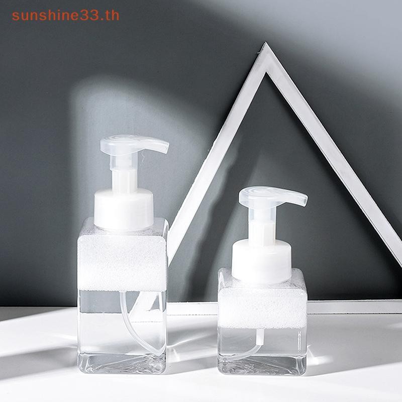 THSUN 250/450ml เครื่องจ่ายโฟมขนาดใหญ่ขวดปั๊มพลาสติก Mini สบู่เปล่าขวดรีฟิลสําหรับขวดแชมพูสําหรับเดินทาง TH