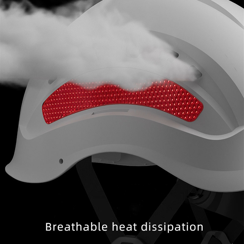 หมวกนิรภัยหมวกกันน็อคน้ําหนักเบาการก่อสร้างระบายอากาศขั้นสูงสําหรับสถานที่ก่อสร้าง - รูปที่ 2