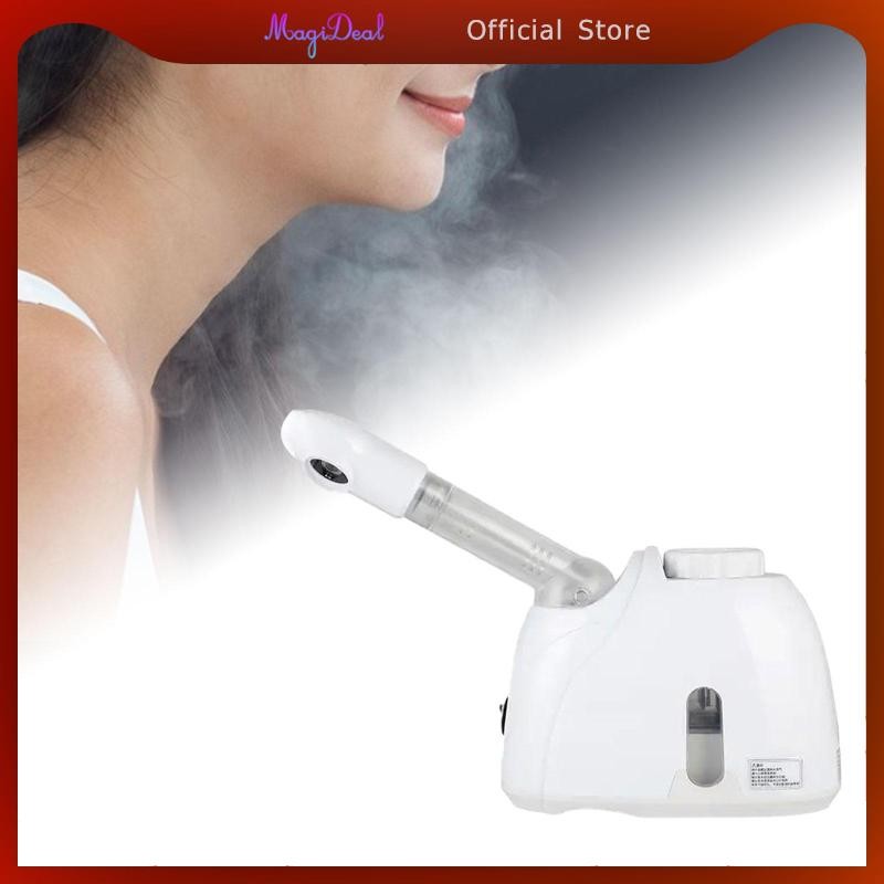 [MAGIDEAL] Steamer Mist Face Steamer แบบพกพา Ladys ของขวัญ Steamer สําหรับร้อนและเย็นสําหรับ SPA Moisturizing Facial