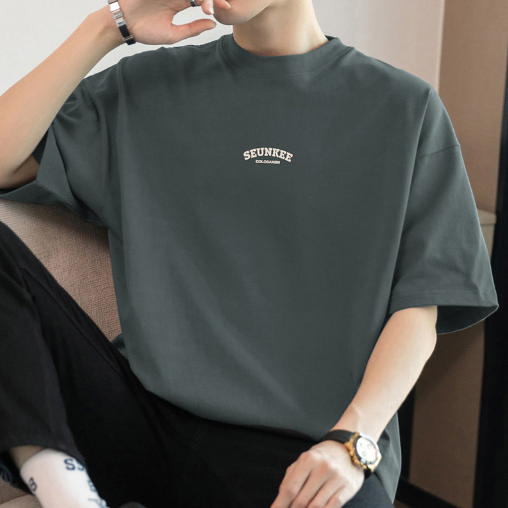 (จัดส่งตลอด 24 ชั่วโมง) เสื้อยืดผ้าคอตตอน สวมใส่สบาย เสื้อยืดคอตตอน ยูนิเซ็กส์ ไม่หดตัว สตรีทสไตล์