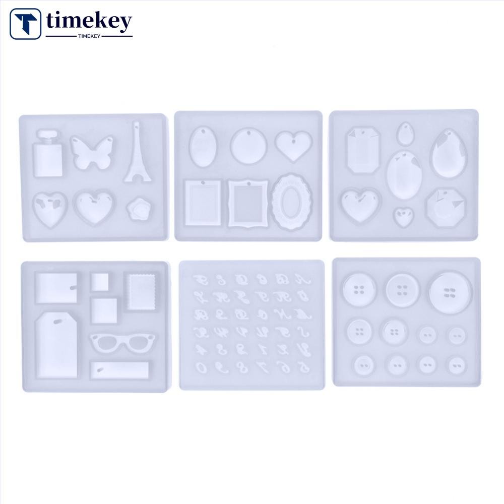 TME 1PC DIY สร้อยคอ Pendent ซิลิโคน Mould เรซิ่นหัตถกรรมเครื่องประดับทําแม่พิมพ์ตกแต่ง