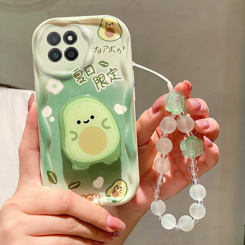 ซิลิโคนนุ่มกรณีการ์ตูนเคลือบกรณีสายคล้องมือโทรศัพท์มือถือ Graffiti กรณี Anti-drop กรณีเหมาะสําหรับ H