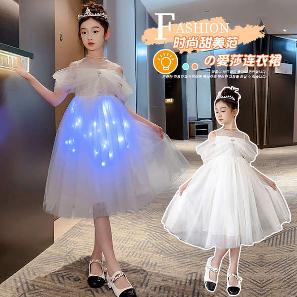 ชุดไปงานบวช ชุดงานบวช เดรสสาวอวบ สาวน้อยชุดราตรีสีขาว 2025 ฤดูร้อนสไตล์ใหม่ชุดการแสดงอนุบาลวัน 1 แฟช