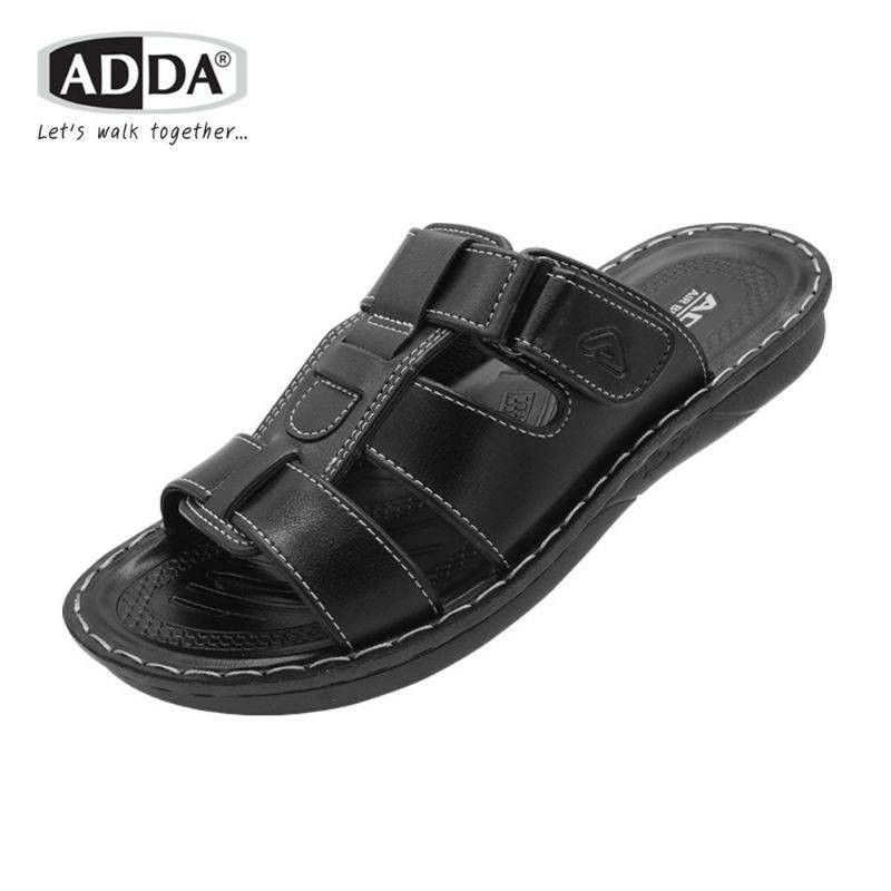 ADDA PU  รุ่น 93H02/93H07แตะลำลอง แบบสวม เย็บขอบผู้ชาย (ไซส์ 7-10) พร้อมส่งด่วน