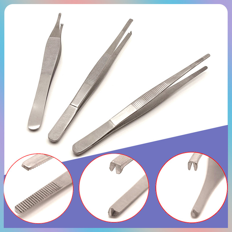 Adson เนื้อเยื่อคีมสําหรับ Rhinoplasty Oculoศัลยกรรมพลาสติก Precision กระดูกอ่อน Thumb Forceps ศัลยก