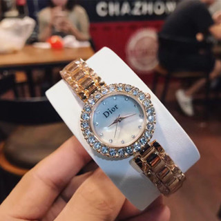 นาฬิกาผู้หญิงควอตซ์ธุรกิจแฟชั่นนาฬิกาผู้หญิงสายเหล็ก DIR