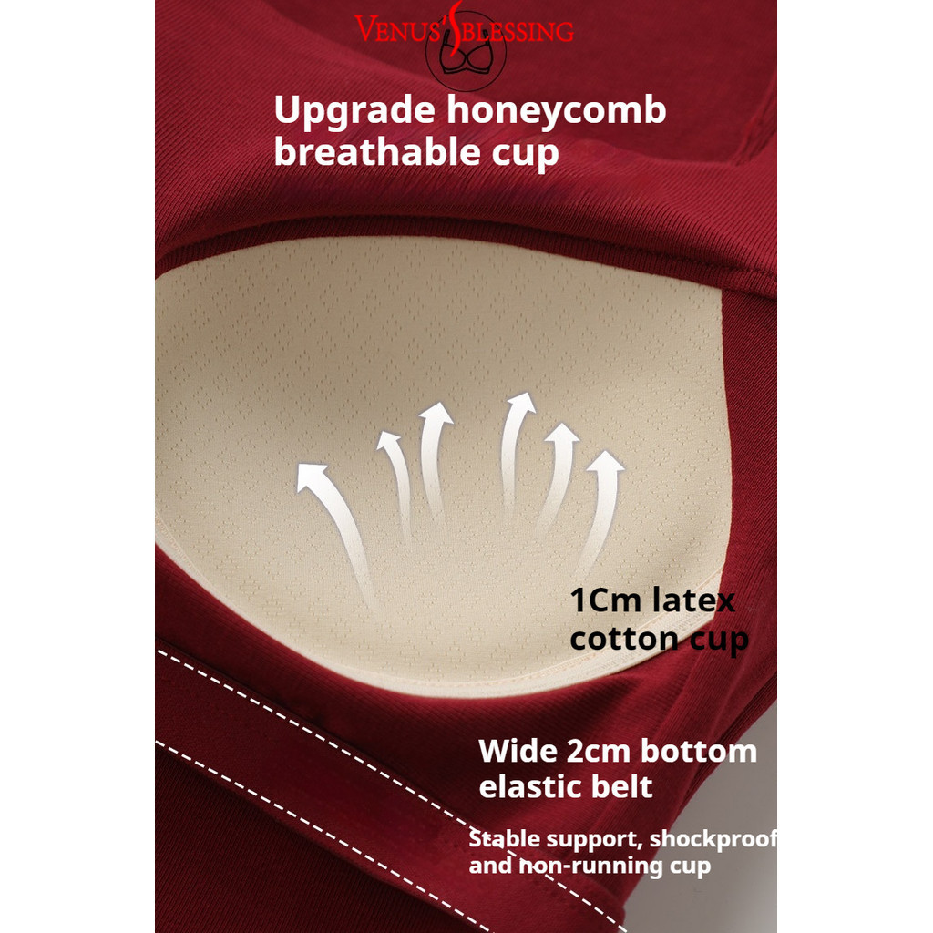 ( Ready Stock ) 2-in-1 95% ผ้าฝ้ายแท้สายสะพายไหล่กว้างเสื้อกล้ามสีขาวผู้หญิงมีแผ่นรองหน้าอกเสื้อแขนกุดริ้วรอย - รูปที่ 5