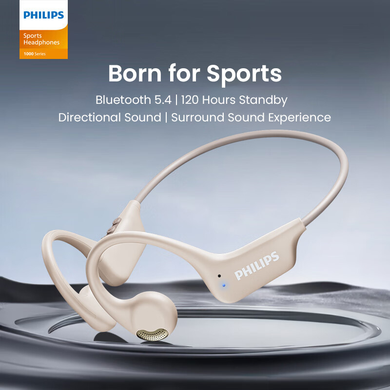 Philips Open-Ear Bone Conduction Sports Headphones TA1708
