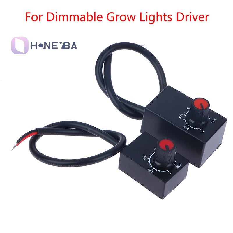 <Honeyby>DC 0-10v 1-10V Knob Dimmer Scale PotentiometerสําหรับLEDหรี่แสงได้เติบโตไฟNice