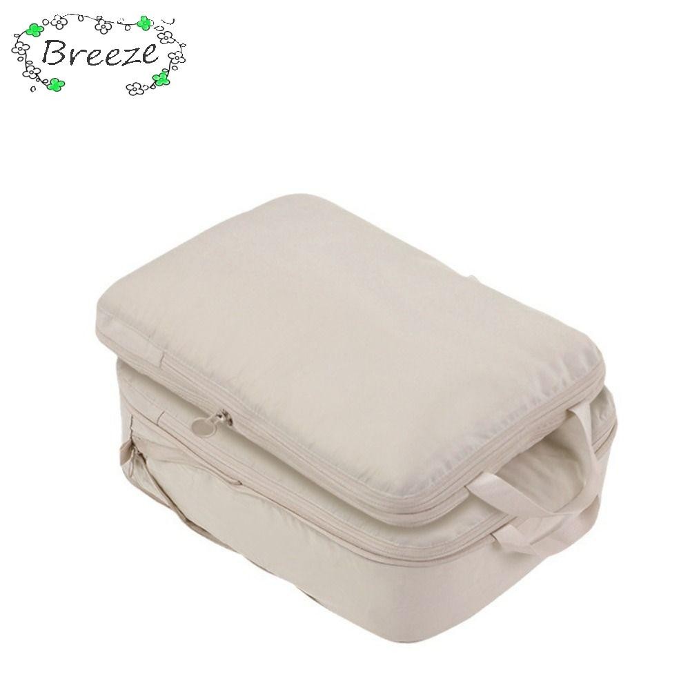 ที่เก็บกระเป๋าเดินทาง BREEZE, กระเป๋าบีบอัดเสื้อผ้าปริมาณมากความจุขนาดใหญ่, แขนป้องกัน Antipaste Dacron อเนกประสงค์