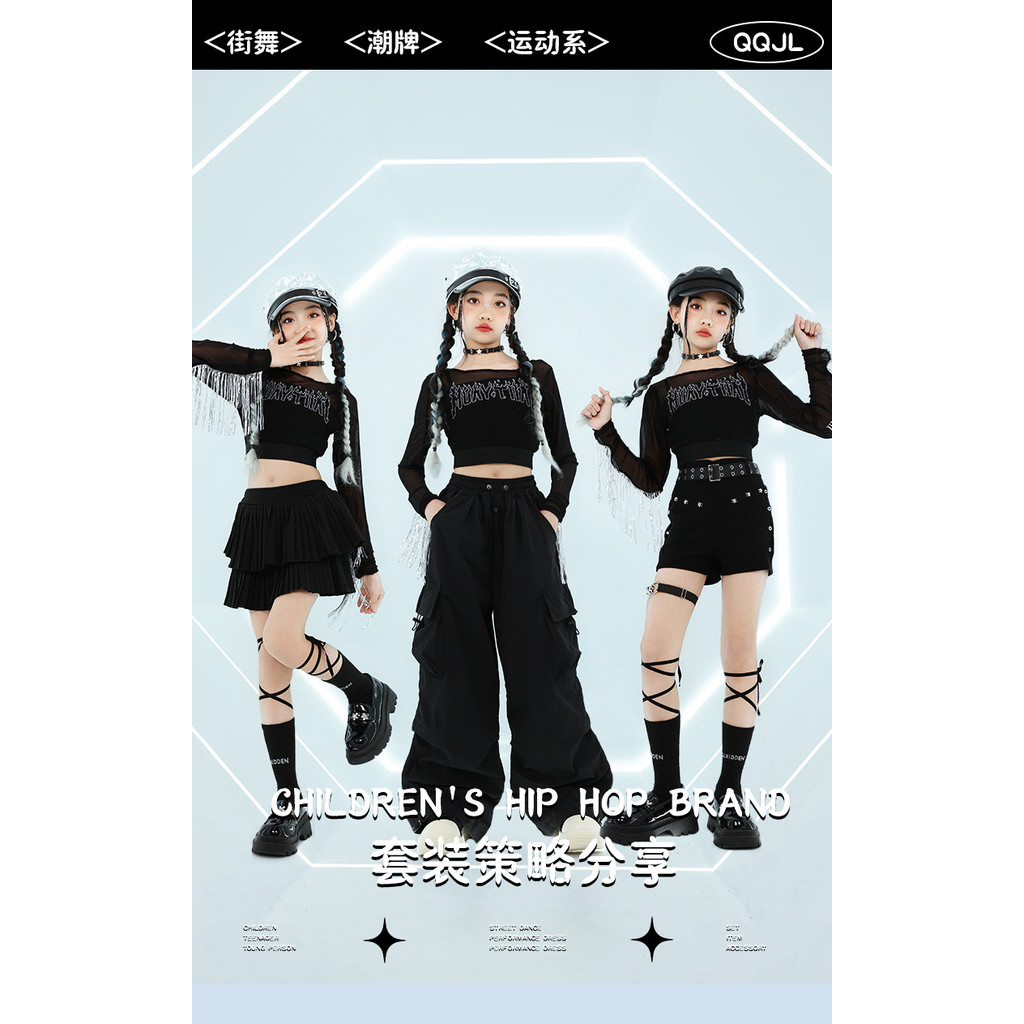 ชุดเต้นเด็ก ชุดเต้น เด็กผู้หญิง ชุดเต้นรํา ชุดแดนเซอร์ ชุดฮิปฮอป ชุด cover dance ชุดซ้อมเต้น ชุดเซ็ทเด็ก ชุดเต้น cover ชุดโคฟเวอร์ - รูปที่ 5