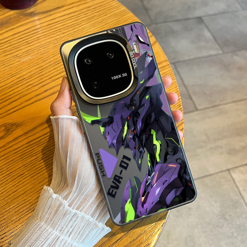 เหมาะสําหรับเคสโทรศัพท์ iQOO13/12/neo9 EVA No. 1 อินเทรนด์ Cool 11 Evangelion 10pro Premium Z9TURBO Hard Soft Case Z8X ชุดสไตล์ใหม่อะนิเมะ Shock-resistant ชายการ์ตูนที่ไม่ซ้ํากัน Niche