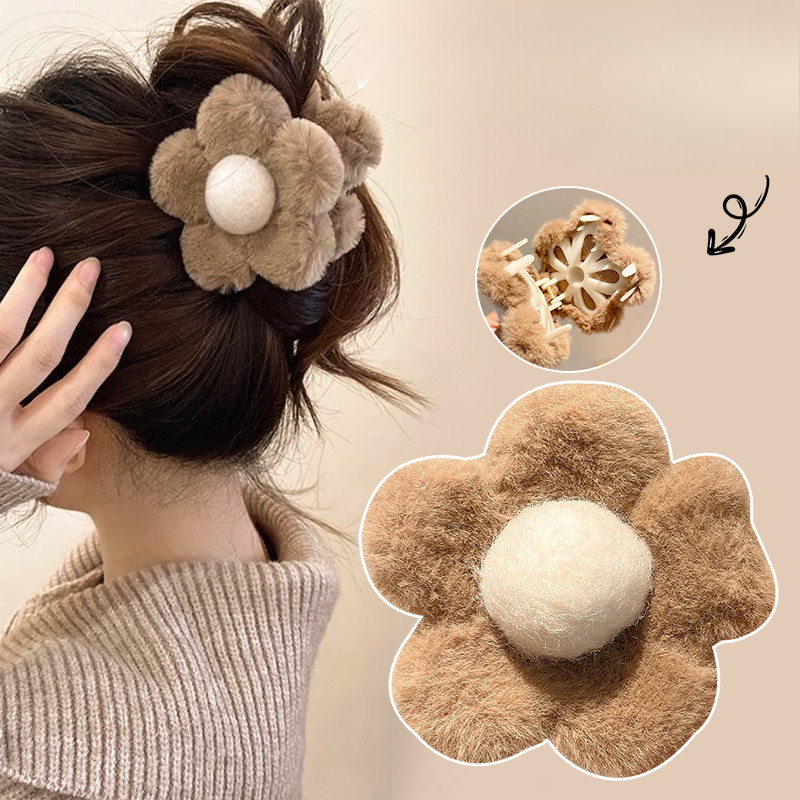 กิ๊บติดผมตุ๊กตาฤดูใบไม้ร่วงและฤดูหนาวสําหรับผู้หญิง
