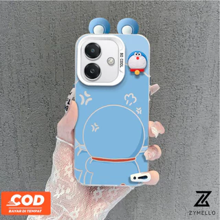 สําหรับOPPO Reno16F 16Pro 16C 15F 15ProMax 14F 14Pro 13F 13Pro 12F 12Pro 11F 11Pro 10Pro 8T 8Z 7Z 6Zการ์ตูนวินนี่เดอะพูห์แมวสีฟ้าตุ๊กตาโทรศัพท์Ca