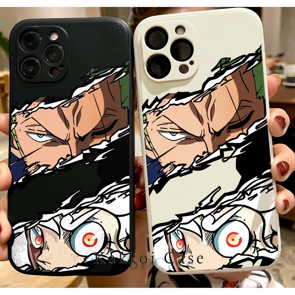 สําหรับiPhone 14 13 12 11 Pro Max X Xr Xs 8 7 6 6s Plus Mini One Piece Luffy Nika ZorojuroซิลิคอนSof
