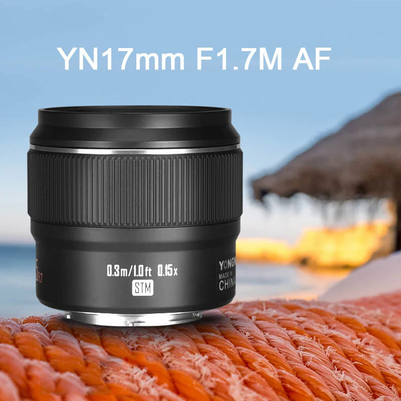 YongNuo YN17mm F1.7 AF Camera Lens Auto Focus Large Aperture Portrait Lens For Panasonic Olympus M4/