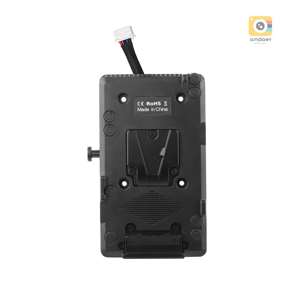 Andoer BMD URSA Series V-Mount V-Lock แบตเตอรี่อะแดปเตอร์ 11 V-16.8V อินพุตและเอาต์พุตแหล่งจ่ายไฟสํา