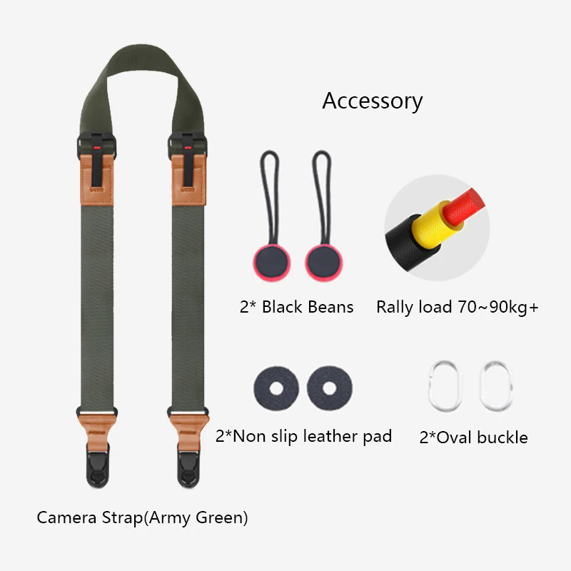 Camera strap wristband adjustable fast release strap, Nikon Fuji Canon Leica Sony SLR digital camera