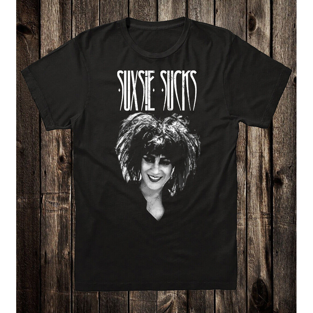 ความแปลกใหม่ Tee T เสื้อ Portlandia ล้อเลียน Suxsie ดูด Goth Siouxsie Chloe Sevigny