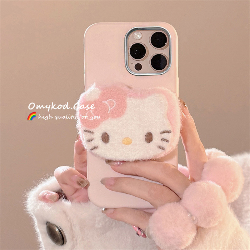 SAMSUNG 3dตุ๊กตาปลอกสําหรับsamsung S21 S22 S23 S24 Plus Ultra S20FE S23FE S24FE A51 A31 A21s A20s A03 A16 A06 เคสโทรศัพท์INSเกาหลีน่ารักKittyแมวกันกระแทกป้องกันนุ่ม