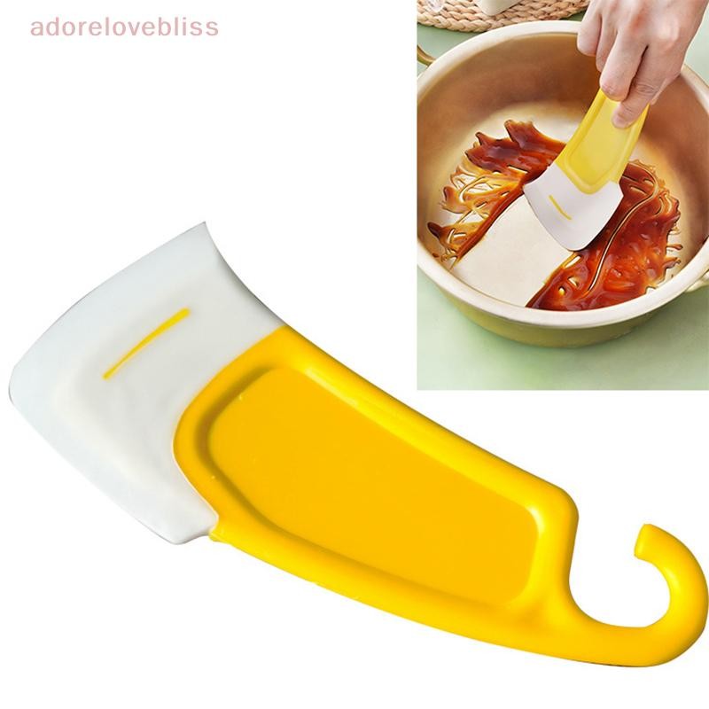 เพิ่ม 1/3 ชิ้นซิลิโคนทําความสะอาดไม้พายครัวซักผ้า Scraper เค้ก Baking Scrapers Pastry Gadgets สกปรก Pan หม้อจานเครื่องมือทําความสะอาด ABB