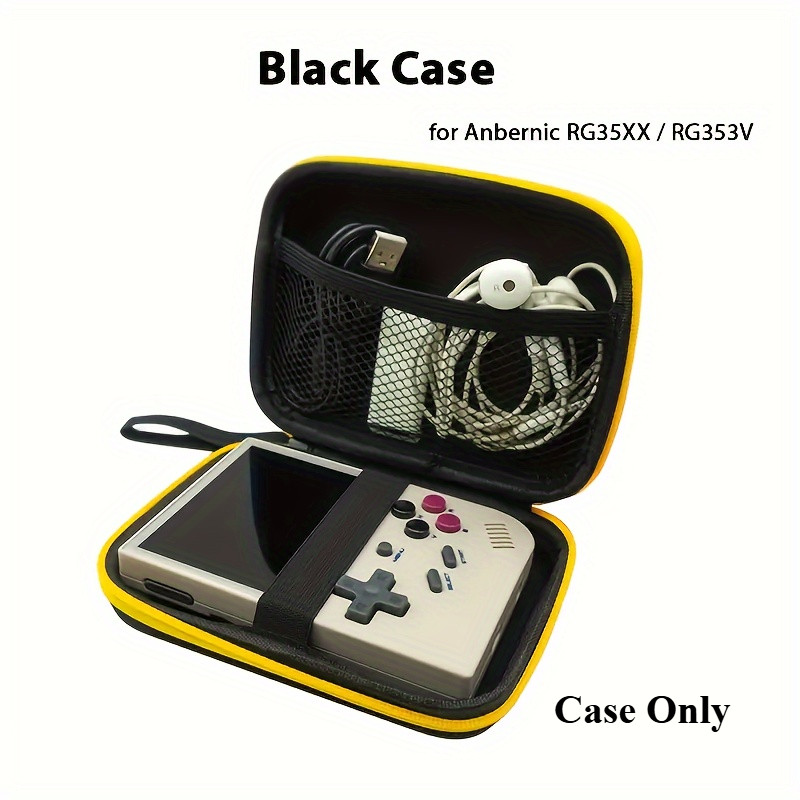Universal เกมคอนโซลกระเป๋าถือเข้ากันได้กับ Anbernic RG35XX RG353V RG353VS, กระเป๋าเดินทางป้องกันพร้อมที่เก็บอุปกรณ์เสริม
