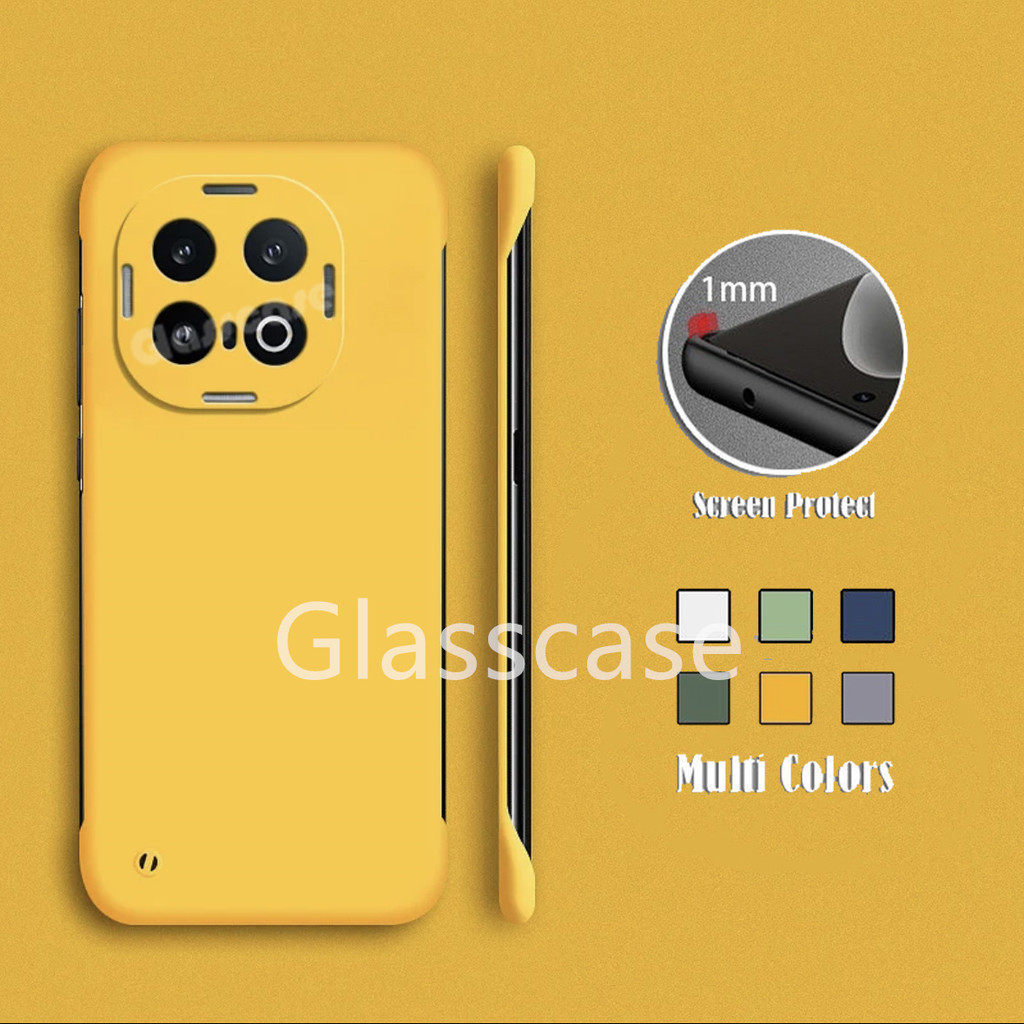 ปลอกสําหรับ Vivo iQOO 13 1 3 iQOO13 13iQOO V2408A 5G 2024 บาง Frameless Shell Hard PC เคสโทรศัพท์ด้า