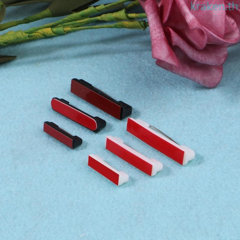 Kra 100 ชิ้นเข็มกลัด Clasp Pins Badge สําหรับ Latch 3 ขนาด 22 มม.31 มม.37 มม.สําหรับ DIY ชื่อ Bad