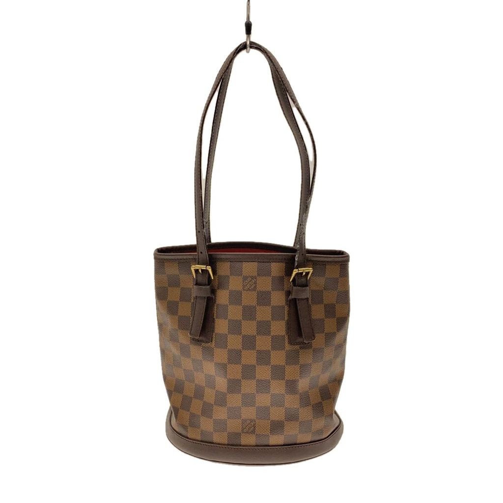 Louis VUITTON tote bag Malle_Damier Eben_BRW PVC BRW ลายรวม ส่งตรงจากญี่ปุ่น มือสอง
