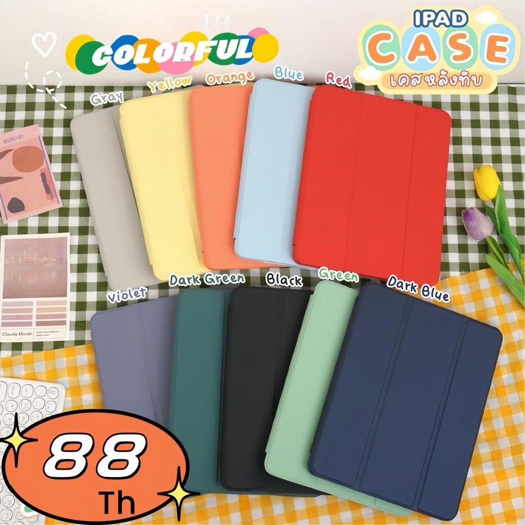 เคสใสไอแพด เคสสำหรับไอแพด ipad Case มีช่องปากกา เคสไอแพด air7 air11 M2/M3 gen11 air1/2/3/4/5 9 7 gen5/6/7/8/9/10.2 gen10