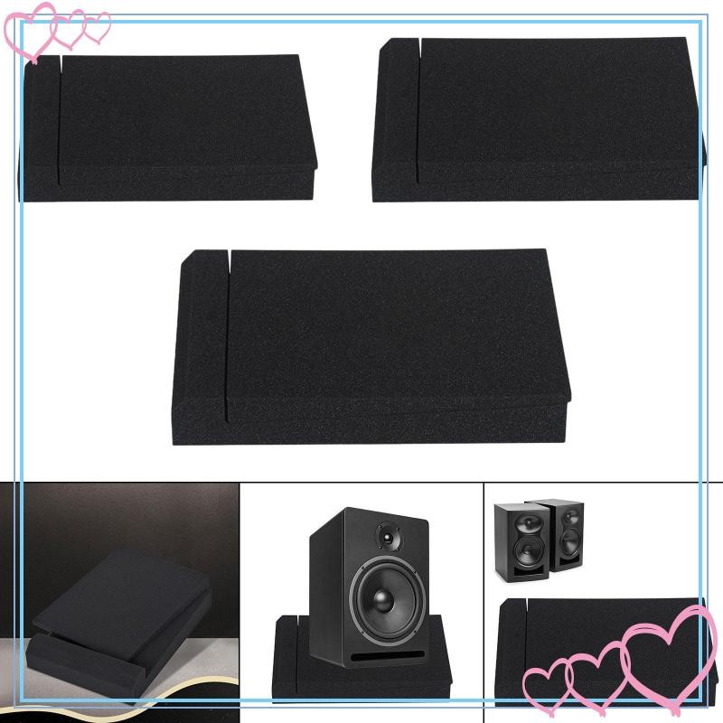[meteor2] แผ่นรองลําโพง Studio Pad Angled Acoustic Speaker Tabletop Anti Vibrations Sound Dampening Foam