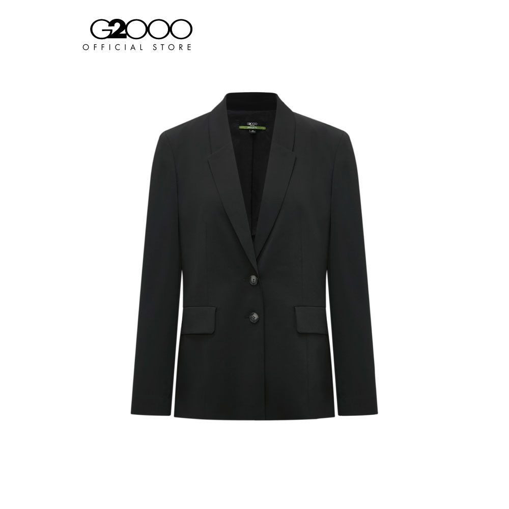 G2000 เสื้อเบลเซอร์สำหรับผู้หญิง Relaxed Fit รุ่น 4121262599 BLACK