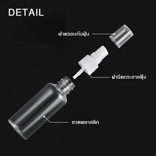 Crystal ขวดสเปรย์ สีใส ขวดใส่สเปรย์พกพา ขวดสเปรย์น้ำหอม มี ขนาด 30 50 100 มล ขวดสเปรย์แอลกอฮอล์