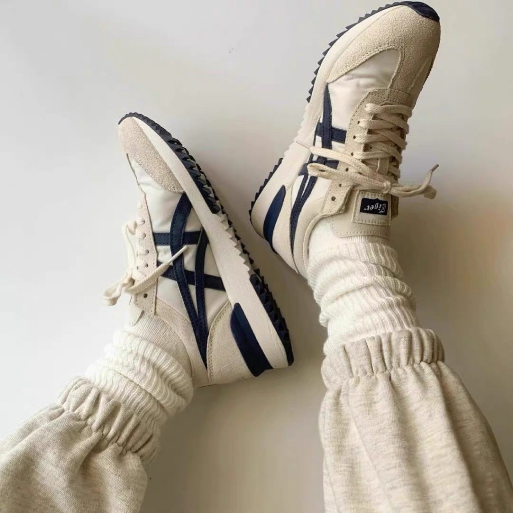 Onitsuka รองเท้าลําลองสําหรับบุรุษและสตรี CALIFORNIA 78 EX รองเท้าลําลองพื้นหนา